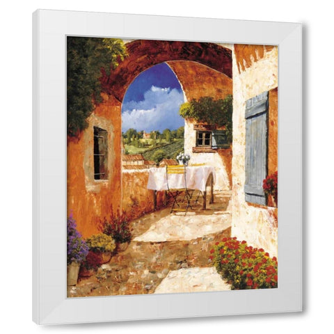 The Days of Wine and Roses White Modern Wood Framed Art Print by Archambault, Gilles