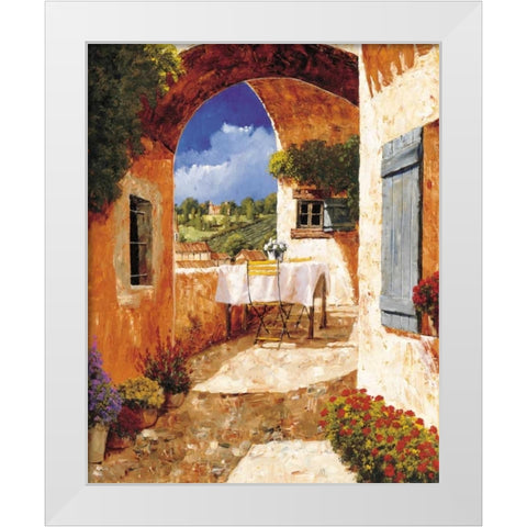 The Days of Wine and Roses White Modern Wood Framed Art Print by Archambault, Gilles