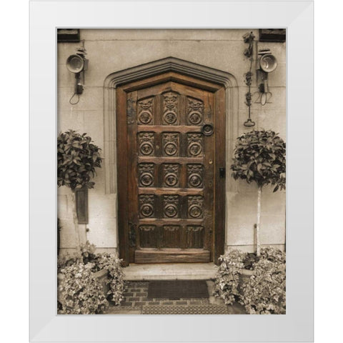 Charming White Modern Wood Framed Art Print by Maihara/Watt, Jeff/Boyce