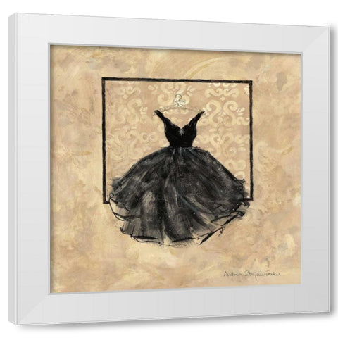 Take Me Dancing I White Modern Wood Framed Art Print by Stajan-Ferkul, Andrea