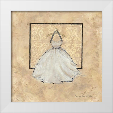 Take Me Dancing IV White Modern Wood Framed Art Print by Stajan-Ferkul, Andrea