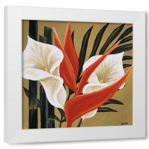 Sun Kissed IV White Modern Wood Framed Art Print by St. Amant, Yvette