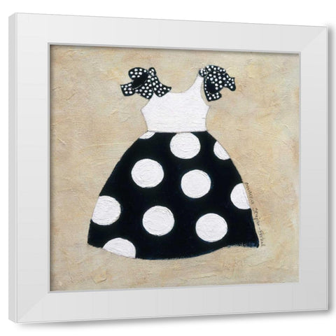 Nautical Girl III White Modern Wood Framed Art Print by Stajan-Ferkul, Andrea