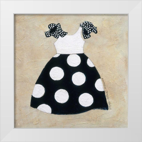 Nautical Girl III White Modern Wood Framed Art Print by Stajan-Ferkul, Andrea