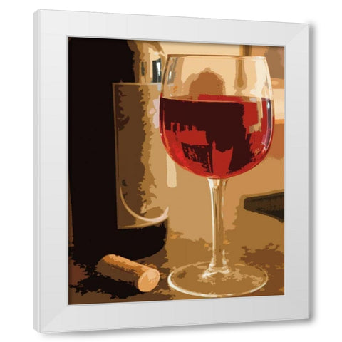 After Dinner White Modern Wood Framed Art Print by Maihara/Watt, Jeff/Boyce