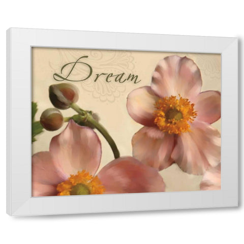 Dream White Modern Wood Framed Art Print by Tanner, Jan