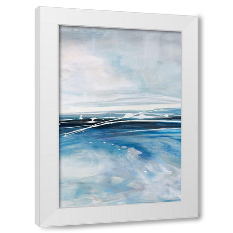 Cloud Pond II White Modern Wood Framed Art Print by Parker, Karen Lorena