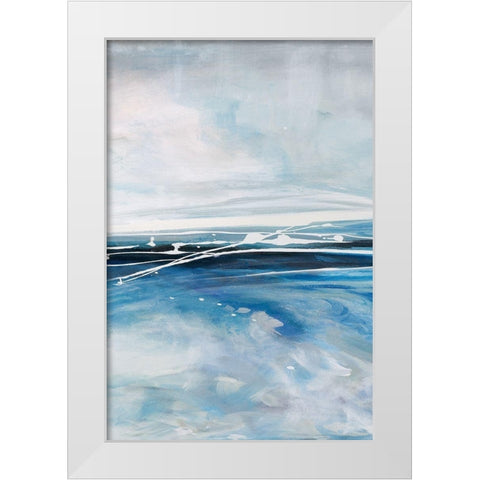 Cloud Pond II White Modern Wood Framed Art Print by Parker, Karen Lorena