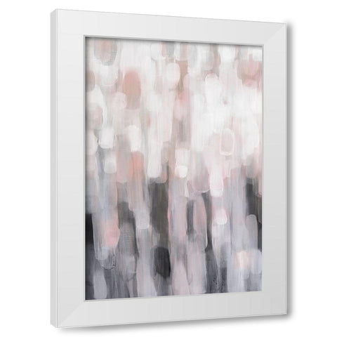 Blushing I White Modern Wood Framed Art Print by Parker, Karen Lorena