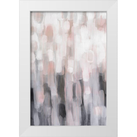 Blushing I White Modern Wood Framed Art Print by Parker, Karen Lorena