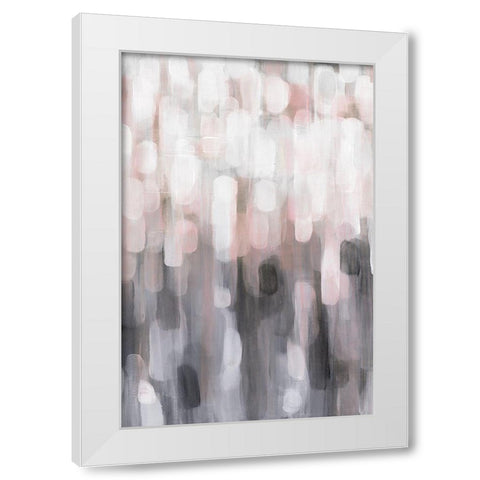 Blushing II White Modern Wood Framed Art Print by Parker, Karen Lorena