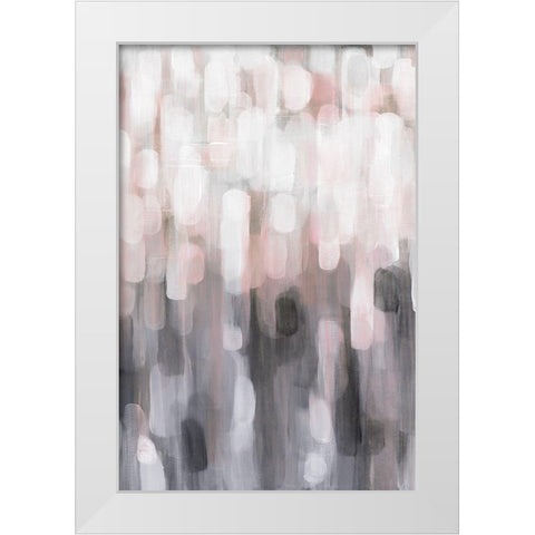 Blushing II White Modern Wood Framed Art Print by Parker, Karen Lorena