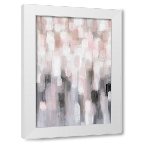 Blushing III White Modern Wood Framed Art Print by Parker, Karen Lorena