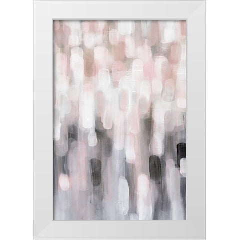 Blushing III White Modern Wood Framed Art Print by Parker, Karen Lorena