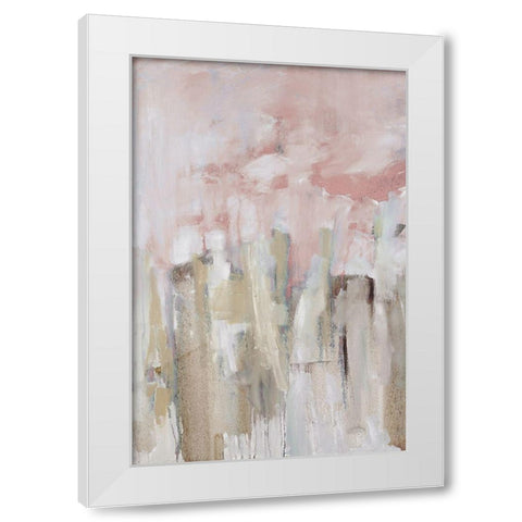 Spring Splash I White Modern Wood Framed Art Print by Ellens, Jacqueline