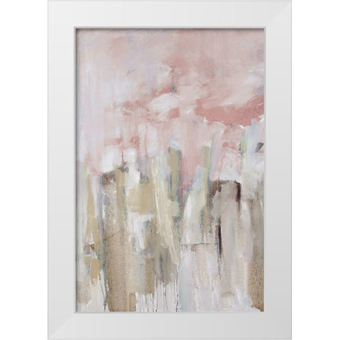 Spring Splash I White Modern Wood Framed Art Print by Ellens, Jacqueline