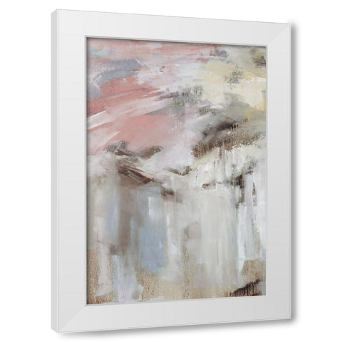 Spring Splash II White Modern Wood Framed Art Print by Ellens, Jacqueline