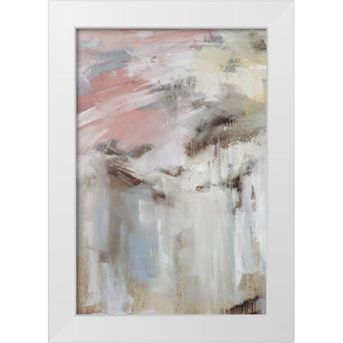 Spring Splash II White Modern Wood Framed Art Print by Ellens, Jacqueline