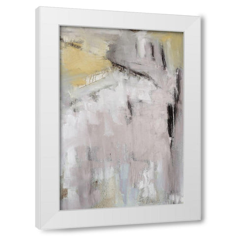 Spring Splash III White Modern Wood Framed Art Print by Ellens, Jacqueline