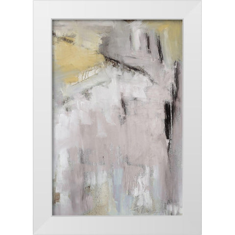 Spring Splash III White Modern Wood Framed Art Print by Ellens, Jacqueline