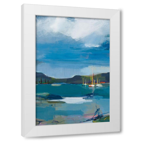 Coastal Display II White Modern Wood Framed Art Print by Fitsimmons, A
