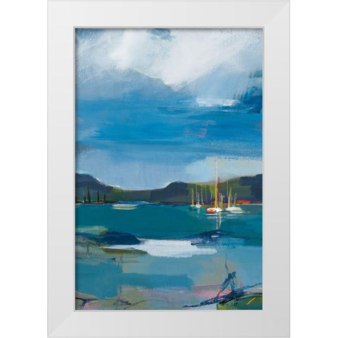 Coastal Display II White Modern Wood Framed Art Print by Fitsimmons, A