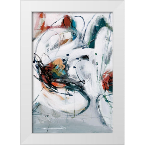 Winter Dance II White Modern Wood Framed Art Print by Fitsimmons, A