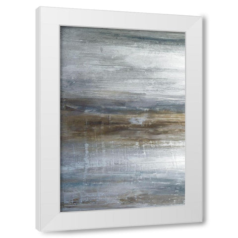 Mirage A White Modern Wood Framed Art Print by Fontaine, Stephane