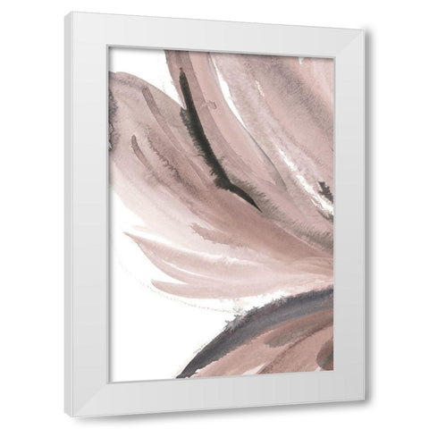 Pretty in Pink I White Modern Wood Framed Art Print by Meyers, Rebecca