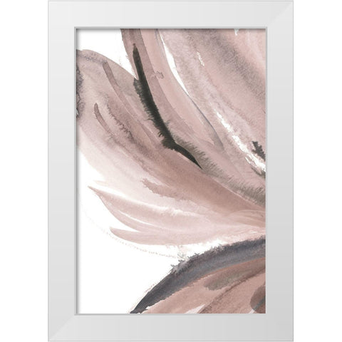 Pretty in Pink I White Modern Wood Framed Art Print by Meyers, Rebecca