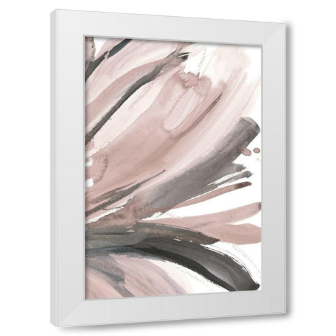 Pretty in Pink III White Modern Wood Framed Art Print by Meyers, Rebecca