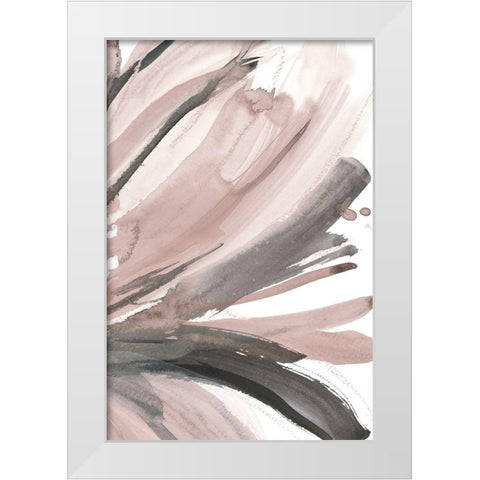 Pretty in Pink III White Modern Wood Framed Art Print by Meyers, Rebecca