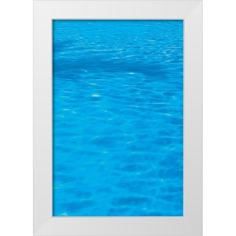Vacationing C White Modern Wood Framed Art Print by Frates, Dennis