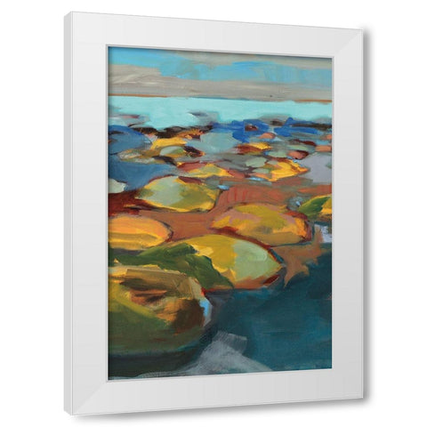 Navigating Obstacles II White Modern Wood Framed Art Print by Harwood, Jennifer