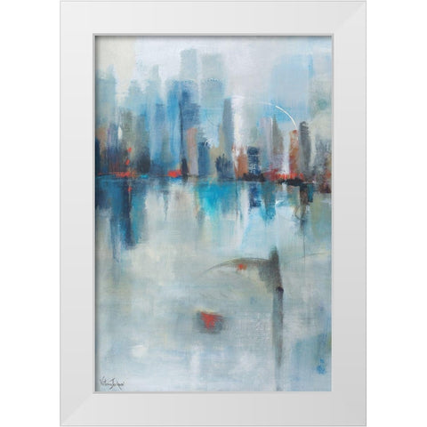 Panoramic Vision I White Modern Wood Framed Art Print by Jackson, Victoria