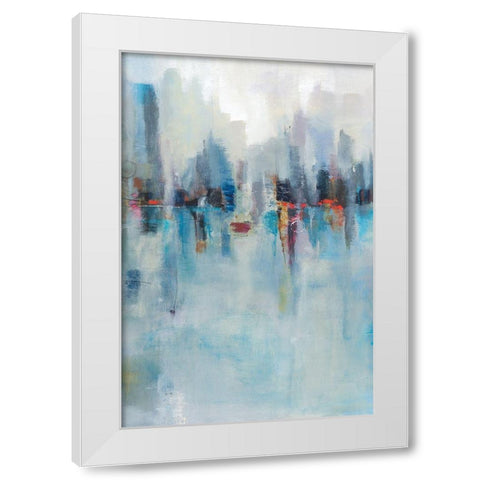 Panoramic Vision II White Modern Wood Framed Art Print by Jackson, Victoria
