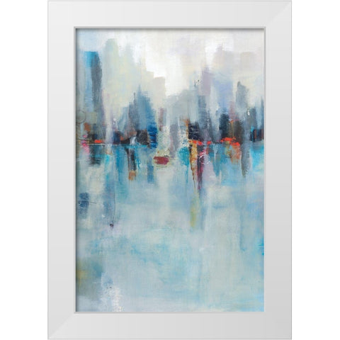 Panoramic Vision II White Modern Wood Framed Art Print by Jackson, Victoria