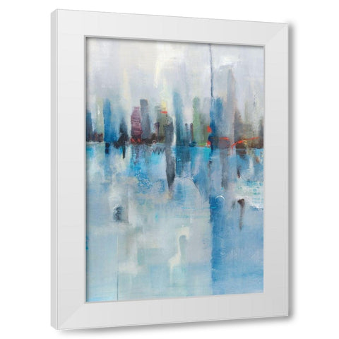 Panoramic Vision III White Modern Wood Framed Art Print by Jackson, Victoria