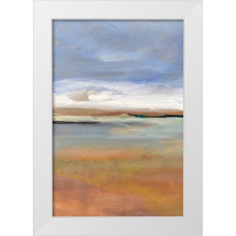 Quiet Moment I White Modern Wood Framed Art Print by Lenker, Marlene