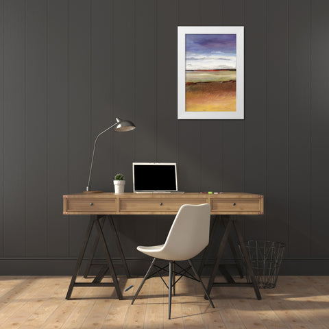 Quiet Moment III White Modern Wood Framed Art Print by Lenker, Marlene