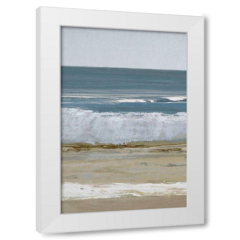 Spindrift 2 B White Modern Wood Framed Art Print by Gold, Caroline
