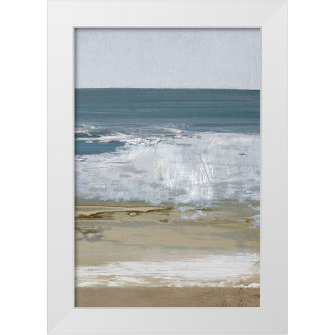 Spindrift 2 C White Modern Wood Framed Art Print by Gold, Caroline