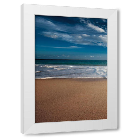 Calm Waters I White Modern Wood Framed Art Print by Frates, Dennis