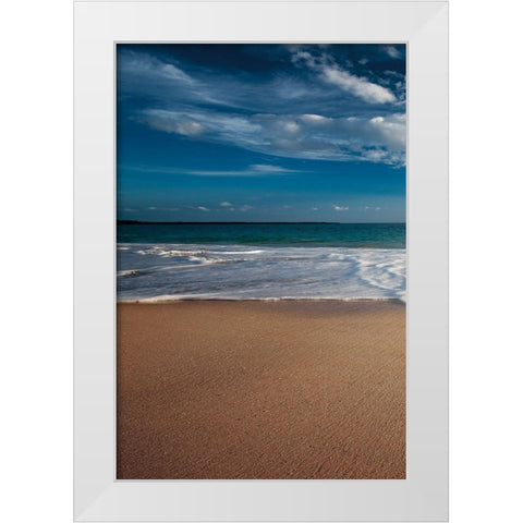 Calm Waters I White Modern Wood Framed Art Print by Frates, Dennis