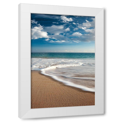 Calm Waters II White Modern Wood Framed Art Print by Frates, Dennis
