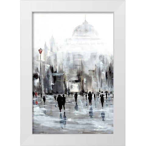 Grand Ville II White Modern Wood Framed Art Print by Kadmiri, Aziz