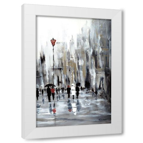 Grand Ville II White Modern Wood Framed Art Print by Kadmiri, Aziz