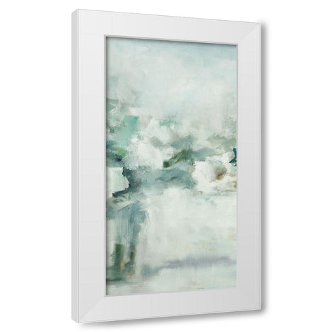 Whisper II White Modern Wood Framed Art Print by Ellens, Jacqueline