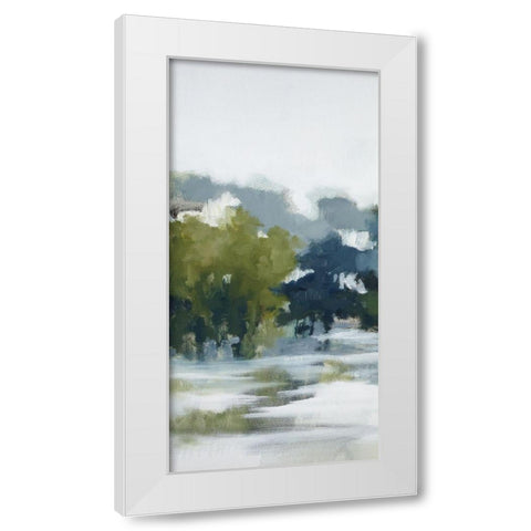 Reflections A White Modern Wood Framed Art Print by Ellens, Jacqueline