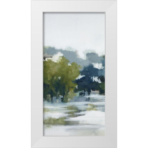 Reflections A White Modern Wood Framed Art Print by Ellens, Jacqueline